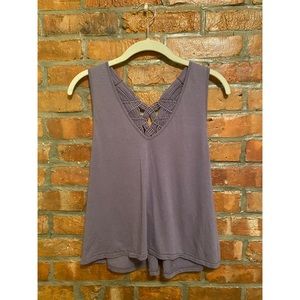 NWOT FP movement tank w/ crochet back
